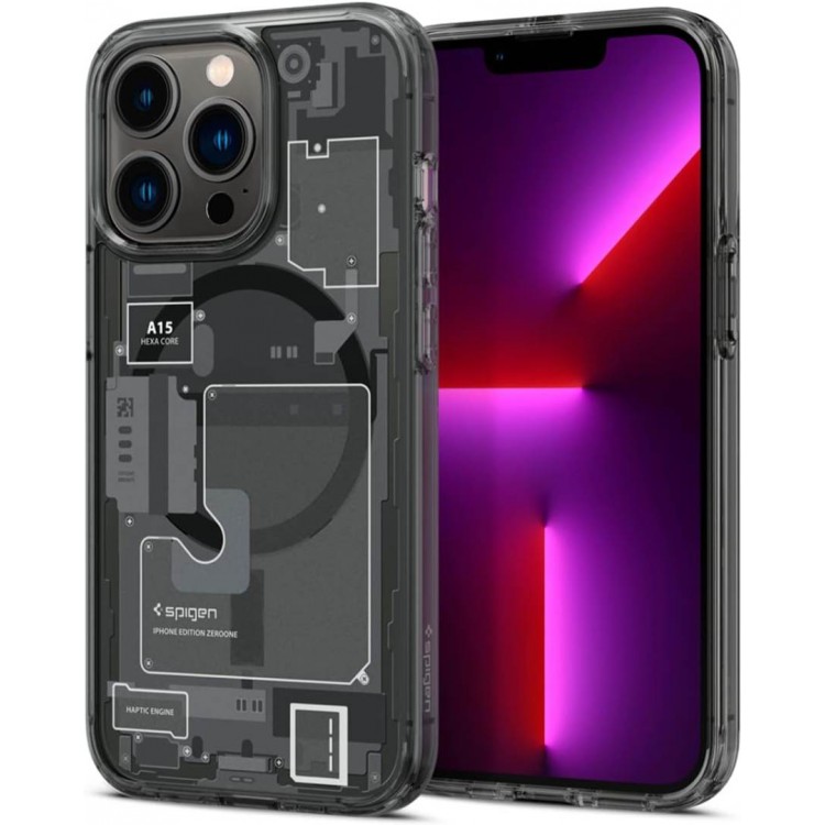 Θήκη Spigen SGP Ultra Hybrid MAG MAGSAFE για Apple iPhone 13 PRO - ZeroOne ΜΑΥΡΟ -  ACS05451