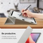 Θήκη Spigen SGP ULTRA HYBRID PRO FOLIO για SAMSUNG GALAXY TAB S10 FE 10.9 (2025), Galaxy Tab S9 11(2023) με Υποδοχή Στυλό - ΓΚΡΙ - ACS09533