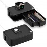 Spigen SGP Επιτραπέζια βάση Organizer για Apple Watch Band S340 με λειτουργία φόρτισης, 90° σύστημα περιστροφής & αποθηκευτικούς χώρους - ΜΑΥΡΟ - AMP07602