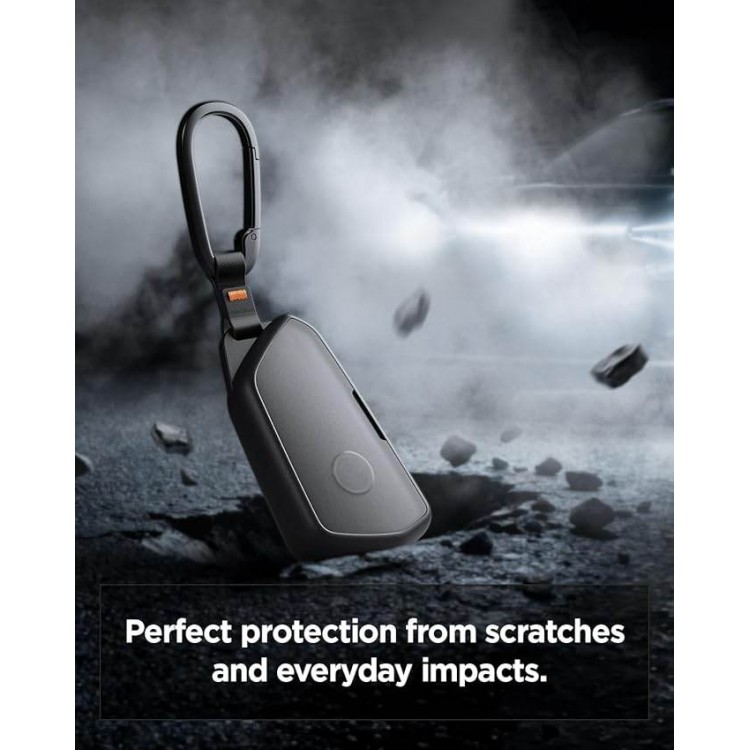 Θήκη Spigen SGP VK100 Volkswagen Κλειδί για VW, Skoda με Carabiner κ κορδόνι, συμβατό με VW Smart Key Remote Control Cover - ΜΑΥΡΟ - ACS10426