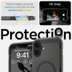 Θήκη Spigen SGP Tough Armor (AI) MagSafe MAGFIT για Apple iPhone 16 6.1 2024 - Frost  ΜΑΥΡΟ - ACS08515