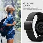 Spigen SGP BAND FIT LITE Υφασμάτινο Λουράκι για SAMSUNG GALAXY WATCH 7 40 mm/44 mm (2024) FE (2024) 6/6 Classic 5/5 Pro 4/4 Classic - ΜΑΥΡΟ - AMP04040