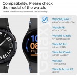 Θήκη Spigen SGP Rugged Band Λουράκι για Samsung GALAXY WATCH 7 40 mm/44 mm (2024) FE (2024) 6/6 Classic 5/5 Pro 4/4 Classic - 20MM - ΜΑΥΡΟ - AMP04031