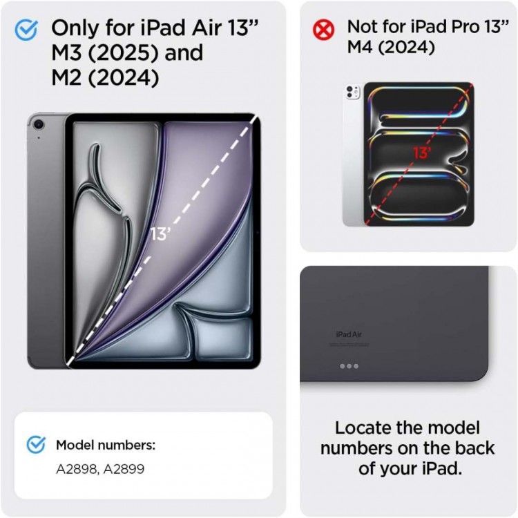 Θήκη SPIGEN SGP Air Skin Onetap FOLIO PU leather για Apple iPad Air 13" 8ης Γενιάς M4 / 7ης Γενιάς M3 / 6ης Γενιάς M2 (2026/25/24) - ΓΚΡΙ - ACS08492