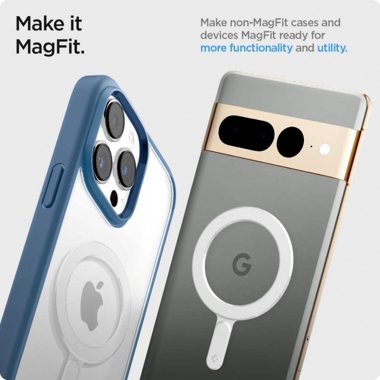 SPIGEN SGP OneTap MAGSAFE Μαγνητικό Δακτυλίδι, Κιτ μετατροπής Ασύρματης φόρτισης MagSafe - ΛΕΥΚΟ - ACP08346