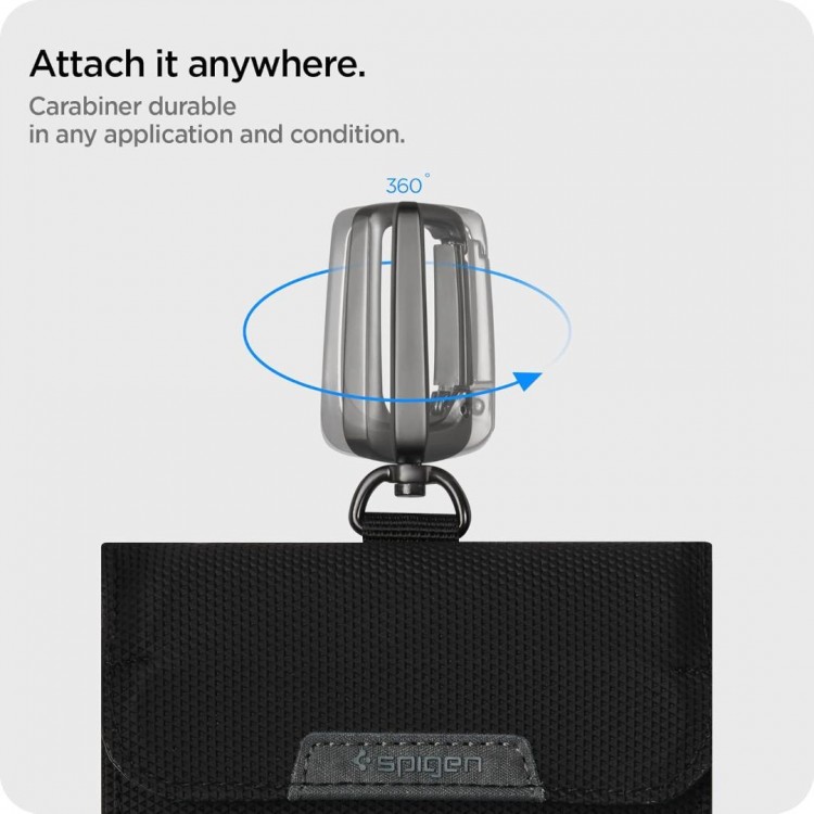 Spigen Klasden Πορτοφόλι,  RFIDShield Προστασία (CarKey) , KEYLESS RFID SIGNAL BLOCKER - ΜΑΥΡΟ - AFA03754