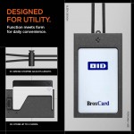 Spigen SGP MagSlide Badge θήκη με Strap, Vertical ID Holder ταυτότητας με Removable Lanyard ID - Μαύρο - AFA08860