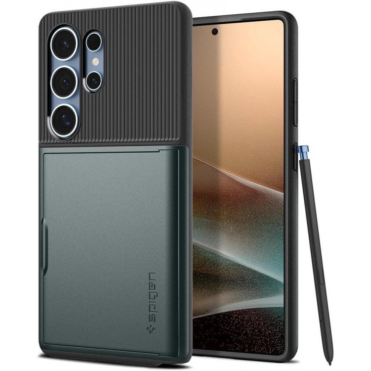 Θήκη SPIGEN SGP SLIM Armor CS για Samsung Galaxy S25 ULTRA 5G 2025 - Abyss Green - ACS08968