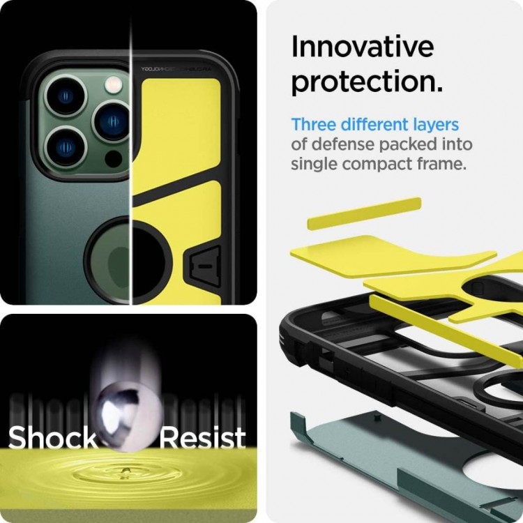 Θήκη Spigen SGP Tough Armor για Apple iPhone 13 PRO 6.1 - Midnight Green - ACS04565