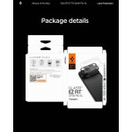 SPIGEN SGP Glas.tR Optik Pro XL EZ FIT CAMERA PROTECTOR Γυαλί προστασίας ΠΛΑΙΣΙΟΥ ΦΑΚΩΝ 9H για CAMERA LENS για Apple iPhone 17 6.3/ iPhone 17 Pro 6.3 5G 2025 - ΜΑΥΡΟ - AGL10644