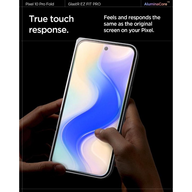 Spigen SGP Γυαλί προστασίας GLAS.tR ”EZ FIT” 2-PACK SLIM FC για Google Pixel 10 Pro FOLD , 2 TEM - ΔΙΑΦΑΝΟ - AGL09665
