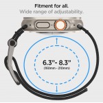 Spigen SGP DuraPro Flex λουράκι για Apple Watch Ultra 3/2/1 49mm, Series 11/10 46 mm and Series 9/8/7/SE 45mm, 44mm - ΜΑΥΡΟ - AMP02465