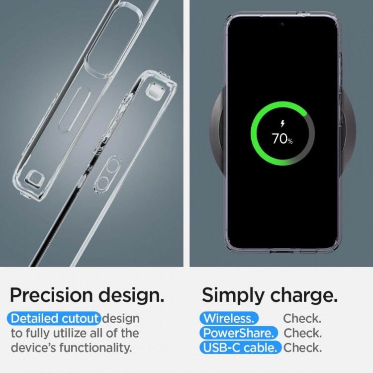 Θήκη Spigen SGP LIQUID CRYSTAL για Samsung Galaxy S24+ Plus 5G 2024 - ΔΙΑΦΑΝΟ - ACS07323