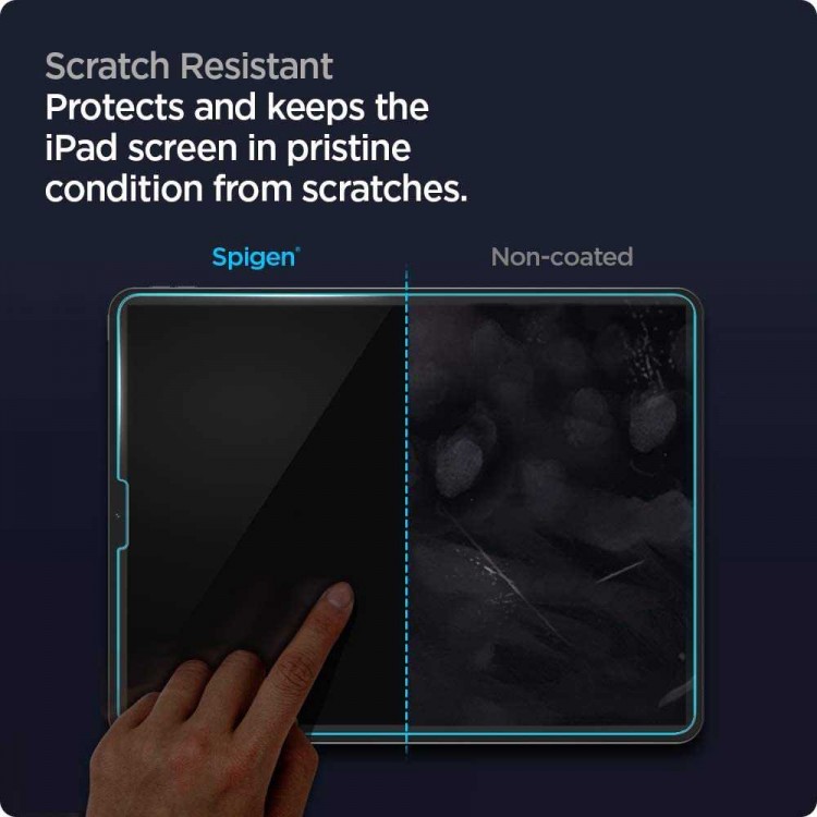 Spigen SGP Γυαλί προστασίας GLAS.TR ”EZ FIT” 9H για APPLE IPAD Pro 12.9 Inch M2 (2022), iPad Pro 12.9 Inch (2021/2020/2018) - AGL02809