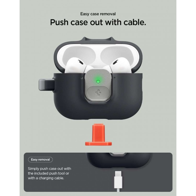 Θήκη Spigen SGP NANO POP για Apple AirPods PRO 3 2025 - ΜΑΥΡΟ SESAME - ACS10133