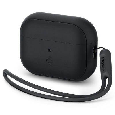 Θήκη Spigen SGP Silicone FIT με STRAP για Apple AirPods PRO 2 - ΜΑΥΡΟ - ACS05479