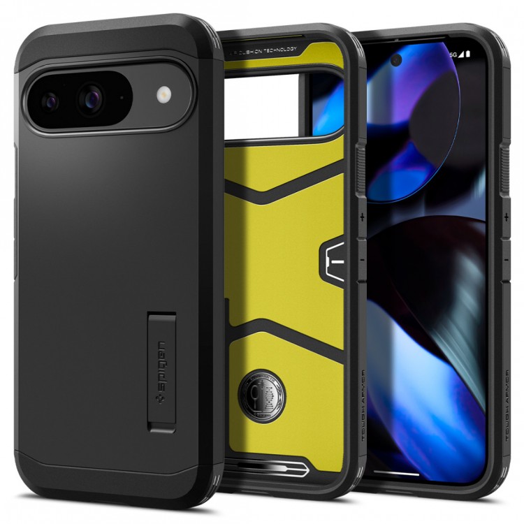 Θήκη Spigen SGP TOUGH Armor για GOOGLE PIXEL 9 Pro/Pixel 9 - ΜΑΥΡΟ - ACS07692