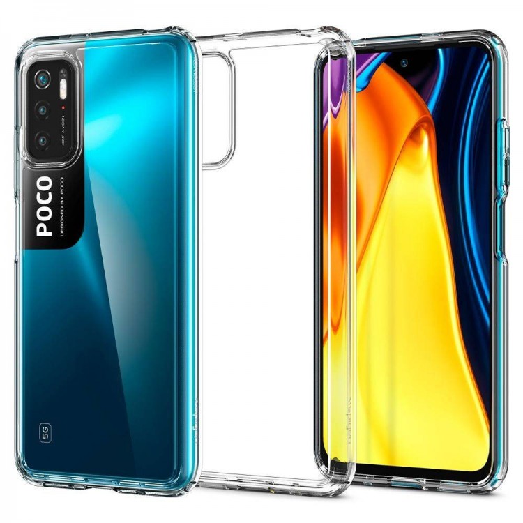 Θήκη Spigen SGP Ultra Hybrid για XIAOMI POCO M3 PRO 5G / REDMI NOTE 10 5G - ΔΙΑΦΑΝΟ - ACS03596