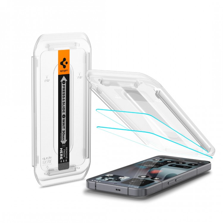 SPIGEN SGP TEMPERED GLASS Glass tR EZ Fit για NOTHING PHONE 3 - 2 ΤΕΜ. - ΔΙΑΦΑΝΟ - AGL10165
