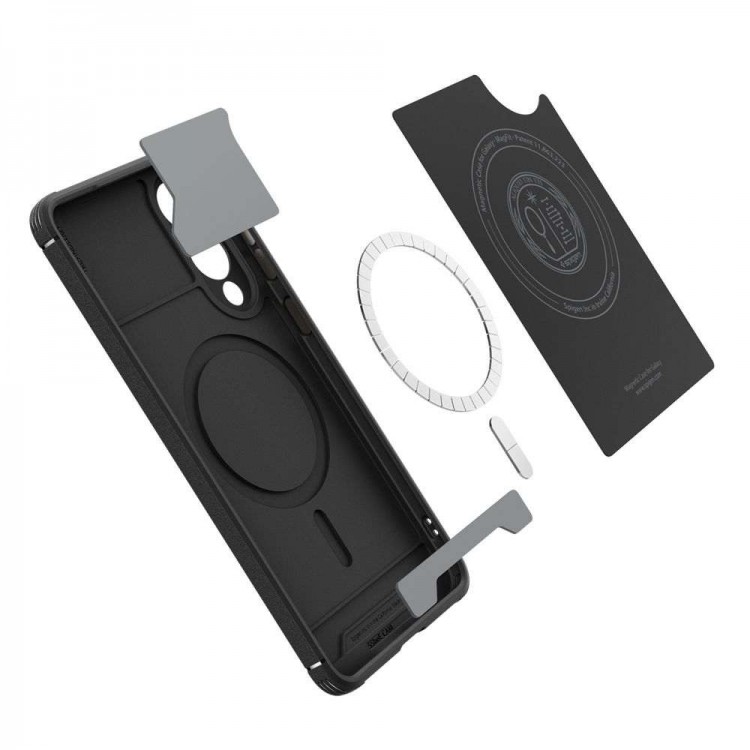 Θήκη Spigen SGP CORE ARMOR MAG MAGSAFE για SAMSUNG GALAXY S25 EDGE 5G 2025 - ΜΑΥΡΟ - ACS09406