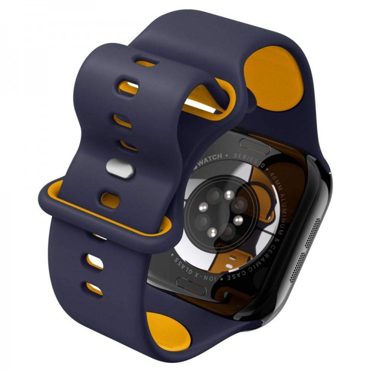 Spigen SGP NANO POP BAND Λουράκι για Apple Watch series 6 / 7 / 8 / 9 / 10 / SE / ULTRA 1 / 2 (44 / 45 / 46 / 49 MM) - BLUEBERRY ΜΠΛΕ - AMP09322