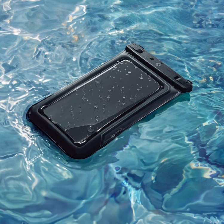 Spigen SGP Velo A611P Universal Αδιάβροχη FLOAT θήκη τηλεφώνου 7", 2 ΤΕΜ - ΜΑΥΡΟ - ACS09348