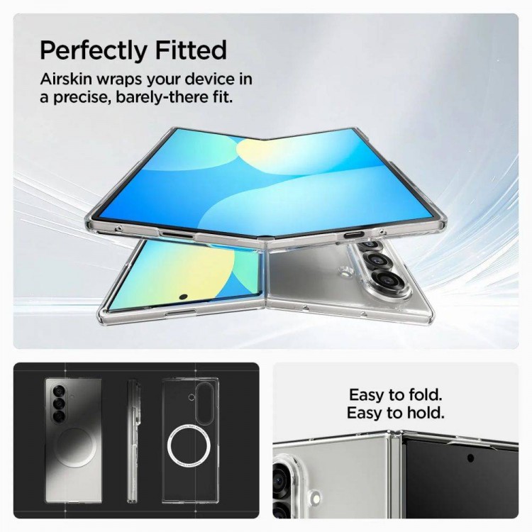 Θήκη Spigen SGP AIRSKIN MAG MAGSAFE για SAMSUNG GALAXY Z FOLD 7 2025 5G - ΔΙΑΦΑΝΟ/ΛΕΥΚΟ - ACS09545