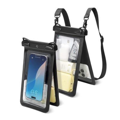 Spigen SGP Velo A603 Universal Αδιάβροχη θήκη τηλεφώνου, 2 ΤΕΜ - BLACK - ACS09745