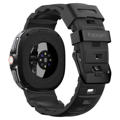 Spigen SGP WBS2 Λουράκι ΣΙΛΙΚΟΝΗΣ για SAMSUNG GALAXY WATCH 8 / CLASSIC (40 / 44 / 46 MM) - ΜΑΥΡΟ - AMP10151