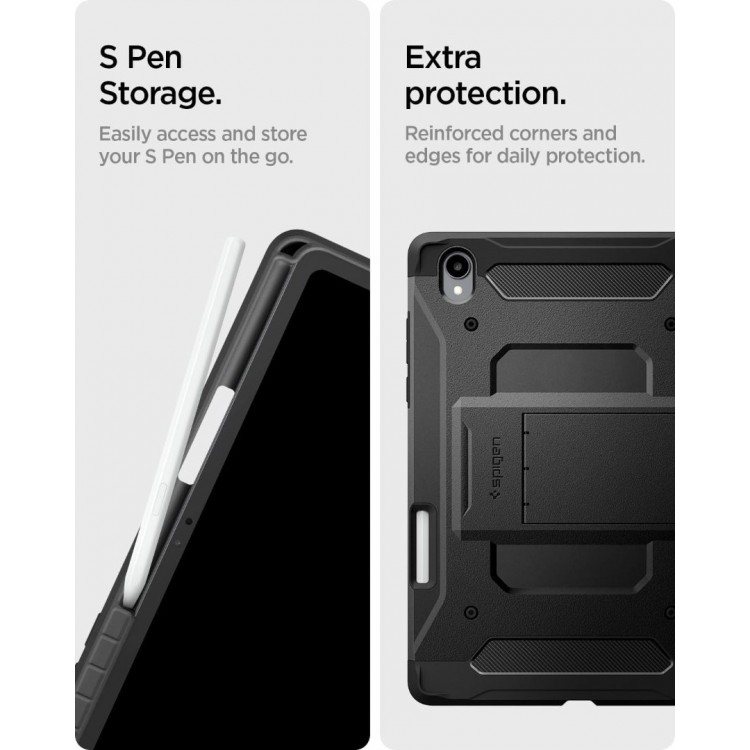 Θήκη Spigen SGP TOUGH ARMOR PRO για SAMSUNG GALAXY TAB S11 2025 11.0 X730 / X736 - ACS10211 - ΜΑΥΡΟ