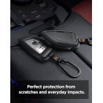 Θήκη Spigen SGP BK100 BMW Κλειδί με Carabiner κ κορδόνι, συμβατό με BMW Smart Key Remote Control Cover - ΜΑΥΡΟ - ACS10425