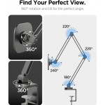 Spigen SGP OneTap Clamp Μαγνητική Ρυθμιζόμενη Βάση Tablet με Πολλαπλές γωνίες κλίσης - ΓΚΡΙ - AMP09191
