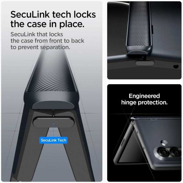 Θήκη Spigen SGP Slim Armor Pro για SAMSUNG GALAXY Z FOLD 7 2025 - Metalslate ΜΠΛΕ - ACS09552