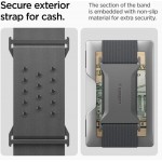 Spigen SGP RFID Wallet S πορτοφόλι κλιπ καρτών με μπρελόκ για Apple AirTag - ΓΡΑΦΙΤΗΣ - AHP04276