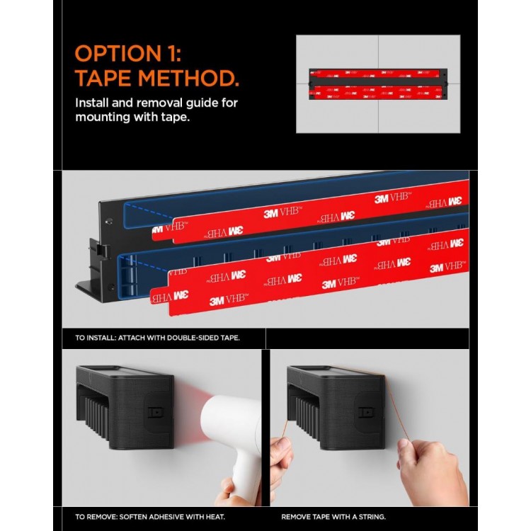 Spigen SGP Βάση Organizer τοίχου Mounted για Apple Watch Band S341 με Top Shelf Tray - ΜΑΥΡΟ - AMP09445