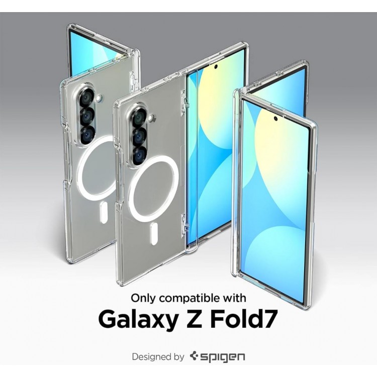 Θήκη Spigen SGP Ultra Hybrid Pro MagSafe για SAMSUNG GALAXY Z FOLD 7 5G 2025 - ΔΙΑΦΑΝΟ / ΛΕΥΚΟ - ACS09546