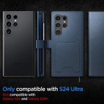 Θήκη Spigen SGP Wallet S PLUS για Samsung Galaxy S24 ULTRA 5G 2024 - Navy ΜΠΛΕ - ACS07370