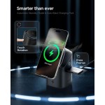 SPIGEN SGP ESSENTIAL EF223MS 3-σε-11 QI2 MagSafe ROTARY Mαγνητική Βάση Ασύρματης Φόρτισης για Αpple iPhone, Apple Watch Series, Airpods 15W - ΜΑΥΡΟ - ACH09542