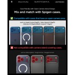 SPIGEN SGP Glas.tR Optik Pro XL EZ FIT CAMERA PROTECTOR Γυαλί προστασίας ΠΛΑΙΣΙΟΥ ΦΑΚΩΝ 9H για CAMERA LENS για Apple iPhone 17 Pro Max 6.9 5G 2025 - ΜΑΥΡΟ - AGL10649