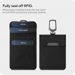 Spigen Klasden Πορτοφόλι,  RFIDShield Προστασία (CarKey) , KEYLESS RFID SIGNAL BLOCKER - ΜΑΥΡΟ - AFA03754