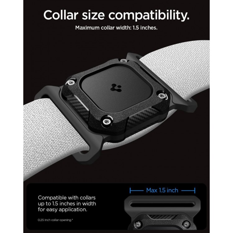Θήκη SPIGEN SGP TOUGH ARMOR IP IPX8 Αδιάβροχη για κολλάρο κατοικιδίων για APPLE AIRTAG 1 / 2 - ΜΑΥΡΟ - ACS09780