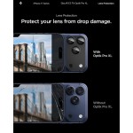 SPIGEN SGP Glas.tR Optik Pro XL EZ FIT CAMERA PROTECTOR Γυαλί προστασίας ΠΛΑΙΣΙΟΥ ΦΑΚΩΝ 9H για CAMERA LENS για Apple iPhone 17 Pro Max 6.9 5G 2025 - ΜΑΥΡΟ - AGL10649