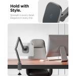 Spigen SGP OneTap Clamp Μαγνητική Ρυθμιζόμενη Βάση Tablet με Πολλαπλές γωνίες κλίσης - ΓΚΡΙ - AMP09191
