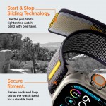 Spigen SGP ATHLEX AIR Band / λουράκι για Apple Watch series Ultra 2/1 49mm, Series 10 46mm και Series 9/8/7/6/5/4/SE 45mm, 44mm - ACTIVE ΓΚΡΙ - AMP09034