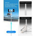 Spigen SGP One Push MAGSAFE+ Auto Opening ΑΣΥΡΜΑΤΟ Selfie Stick Bluetooth Remote ΤΡΙΠΟΔΑΣ 360 - DUNE ΜΠΕΖ - AMP09535