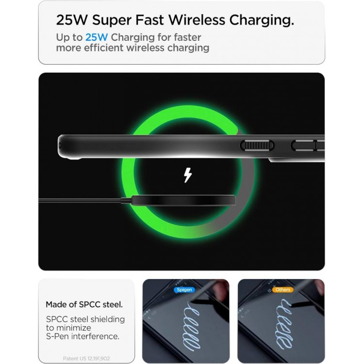 Θήκη Spigen SGP Ultra Hybrid MagFit MagSafe για Samsung Galaxy S26 ULTRA 5G 2026 - zero one ΜΑΥΡΟ - ACS10682