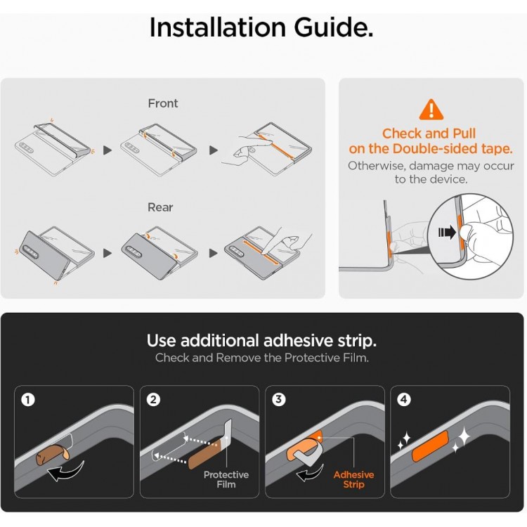 Θήκη SPIGEN SGP AIRSKIN ARAMID fiber για Samsung Galaxy Z FOLD 7 5G 2025 - ΜΑΥΡΟ ARAMID - ACS09555