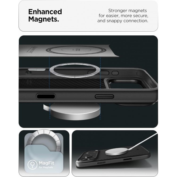 Θήκη Spigen SGP ENZO ARAMID T Camera Control MagFit MagSafe για Apple iPhone 17 PRO 6.3 2025 - MATTE ΜΑΥΡΟ - ACS09958
