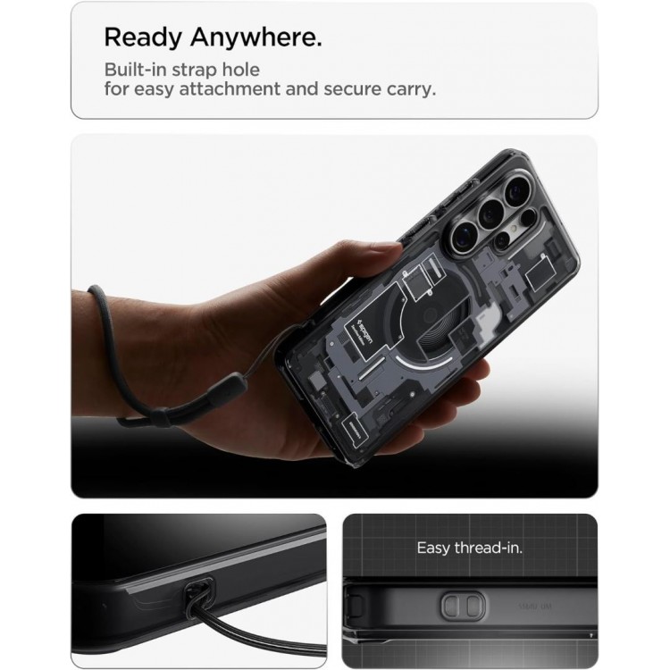 Θήκη Spigen SGP Ultra Hybrid MagFit MagSafe για Samsung Galaxy S26 ULTRA 5G 2026 - zero one ΜΑΥΡΟ - ACS10682