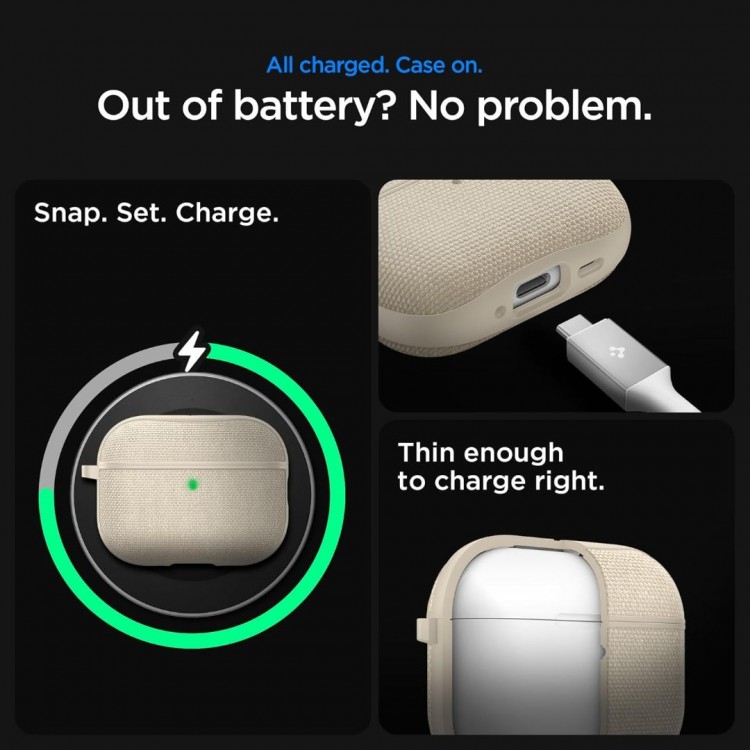 Θήκη Spigen SGP URBAN FIT για Apple AirPods PRO 3 2025 - Dune ΜΠΕΖ - ACS10020